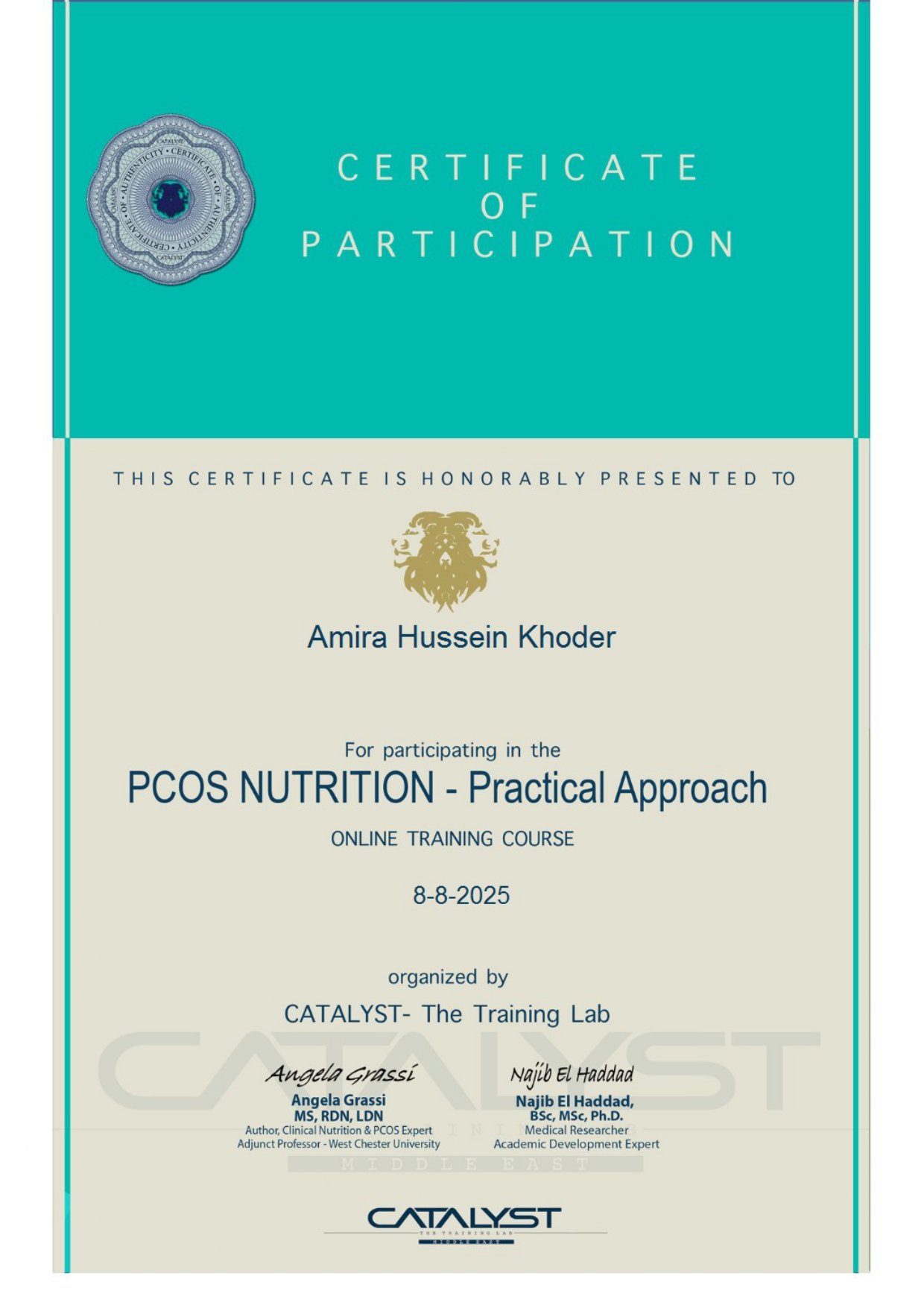 PCOS NUTRITION - Practical Approach
